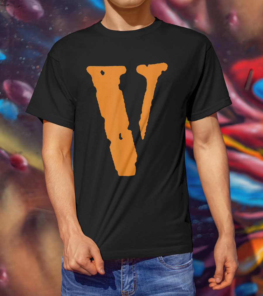 Orange V Icon V.LONE Branding T-Shirt