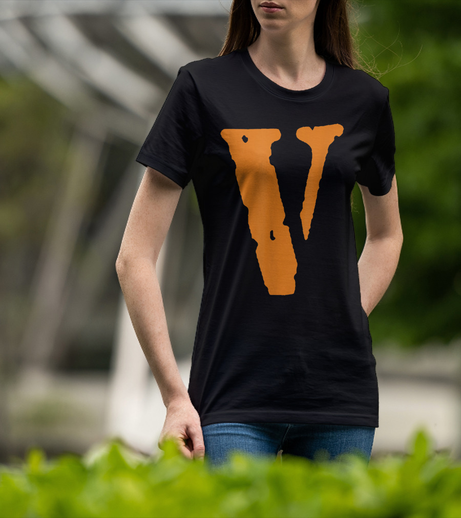 Orange V Icon V.LONE Branding T-Shirt