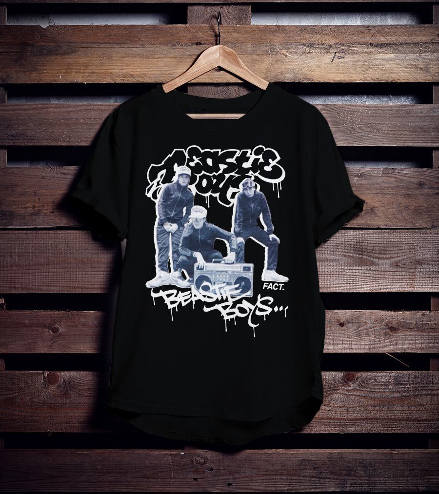 Beastie Boys Fact Boombox Trio T-Shirt