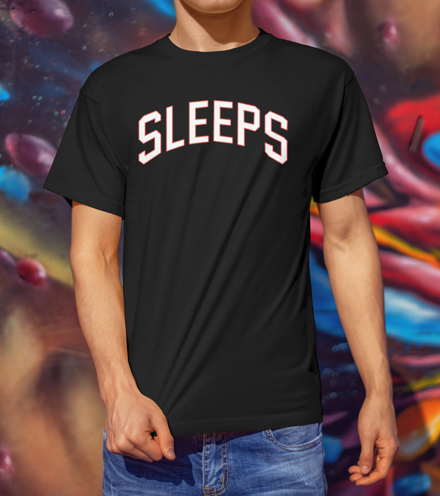 While She Sleeps Merch Sleeps Arch T-Shirt