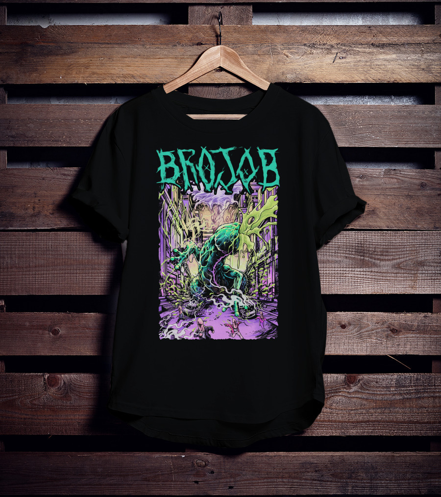 BROJOB Monster Rampage Urban Chaos T-Shirt
