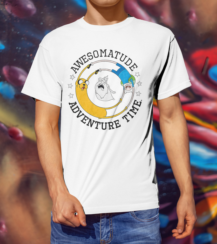AWESOMATUDE ADVENTURE TIME T-Shirt