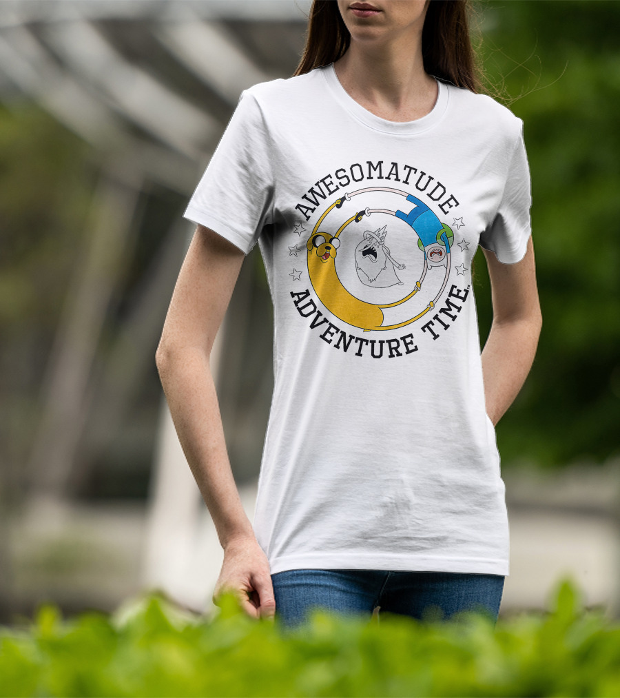 AWESOMATUDE ADVENTURE TIME T-Shirt