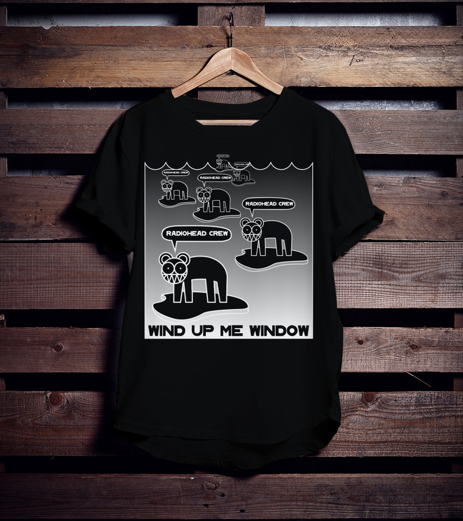 Radiohead Crew Wind Up ME Window T-Shirt