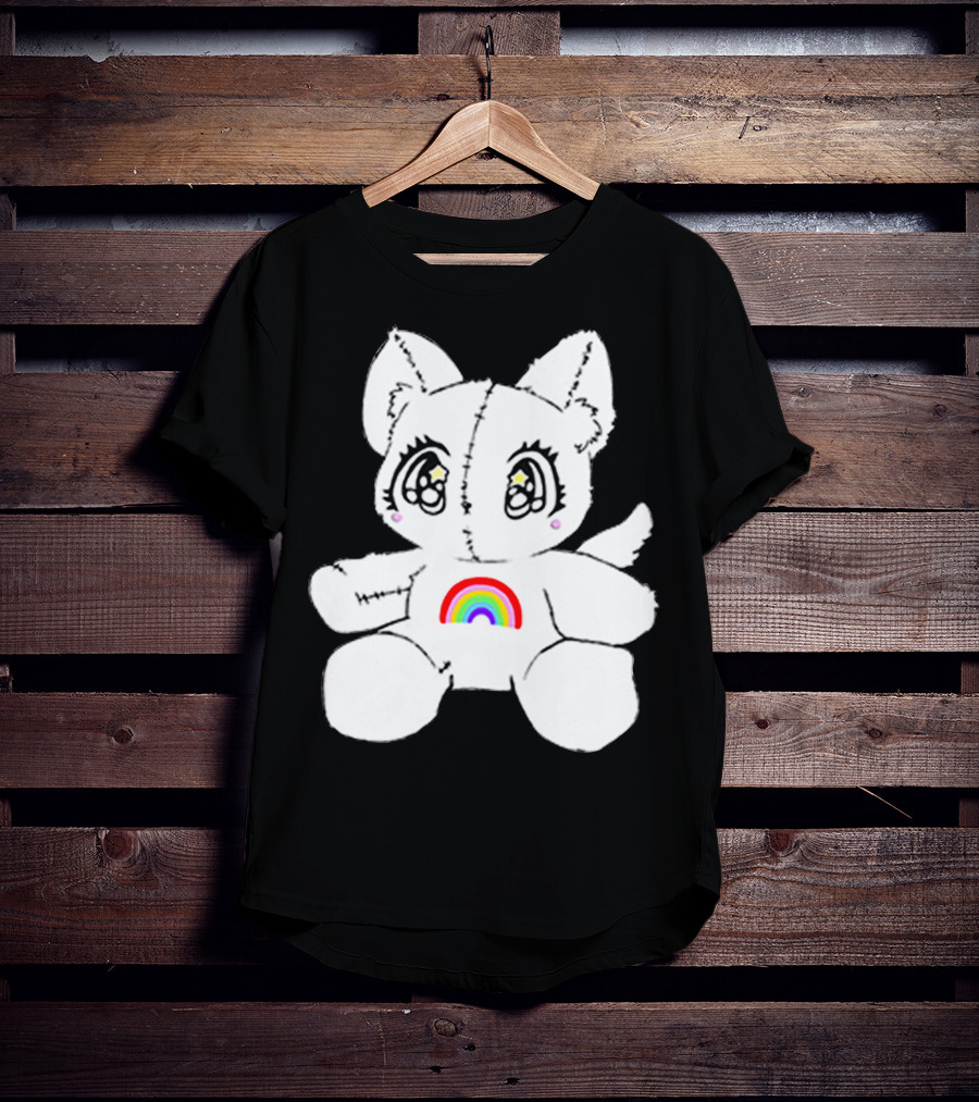 Slayyyter Rainbow Cat Plushie T-Shirt