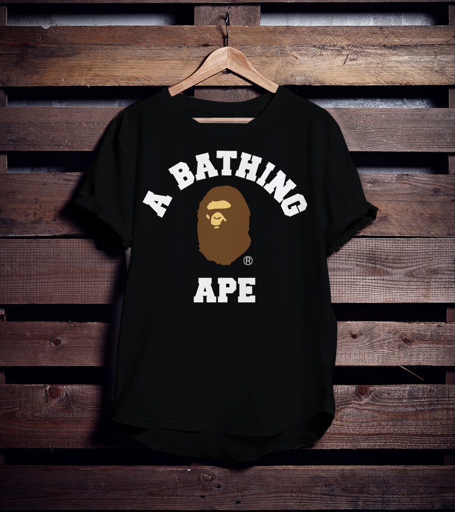 A Bathing Ape Apparel Iconic Logo Merchandise T-Shirt