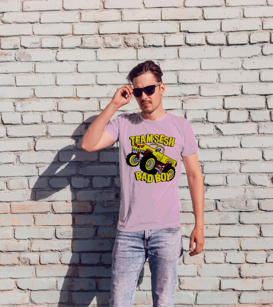 TEAMSESH BAD BOY Monster Truck T-Shirt
