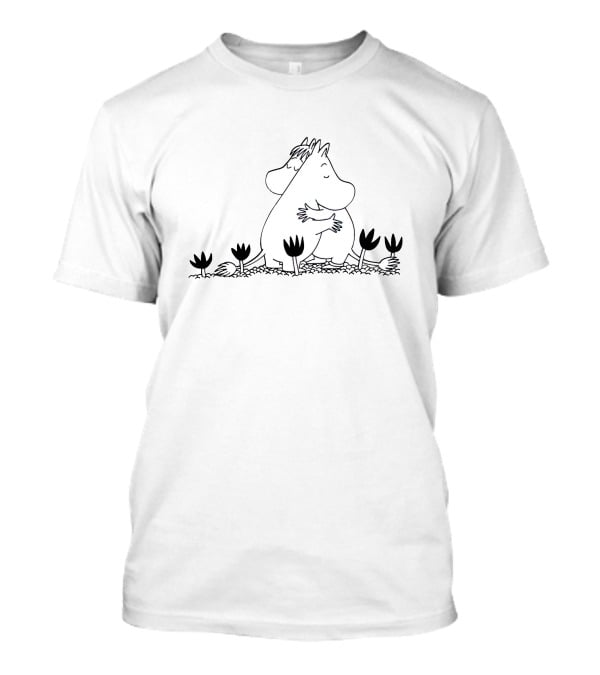 Moomin Hugging In Flower Field T-Shirt