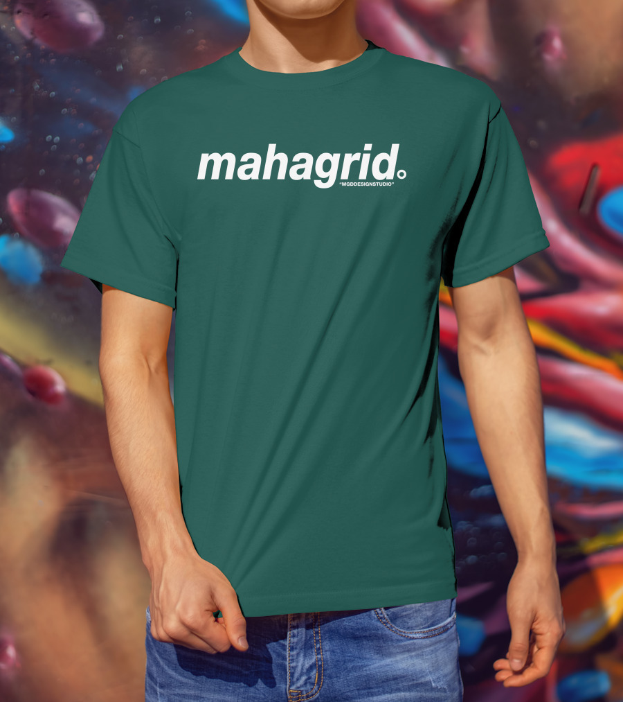 Mahagrid MGDESIGNSTUDIO Forest Green T-Shirt