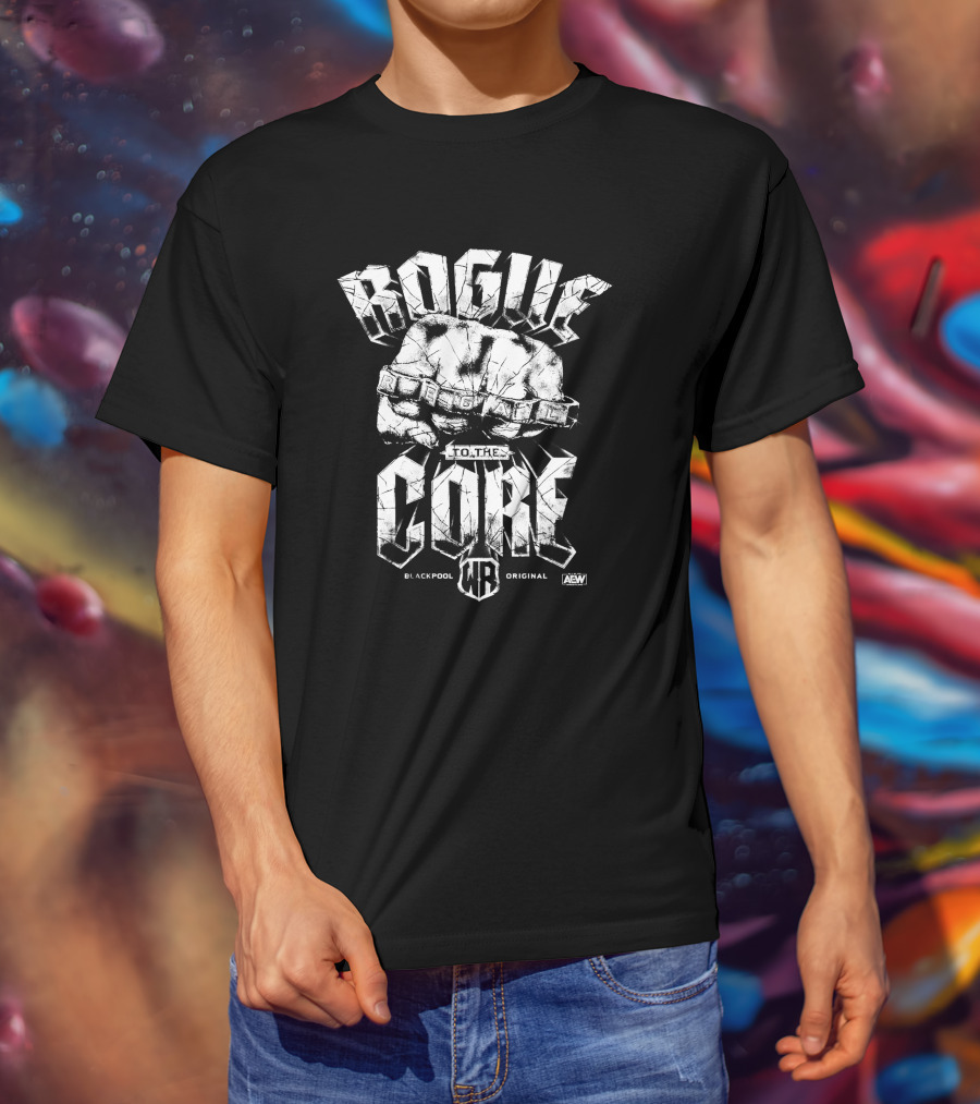 Rogue To The Core Blackpool Original AEW William Regal T-Shirt