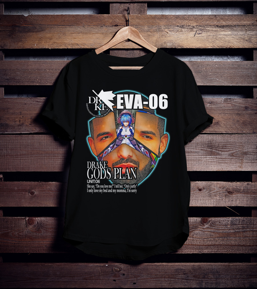 DRAKE EVA-06 GODS PLAN UNIT 06 T-Shirt