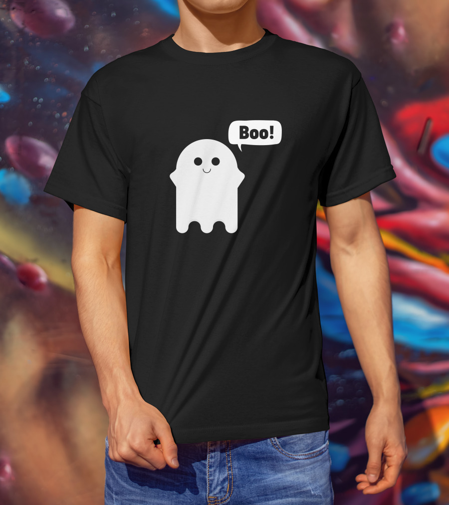 Cute Smiley Ghost Boo Edition T-Shirt