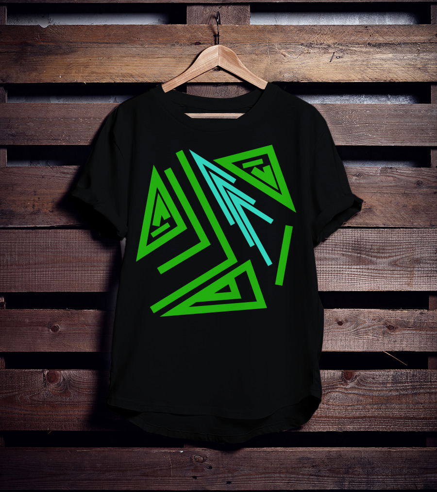 Mystical Geometry Alchemy Symbol And Magic Runes Sign T-Shirt