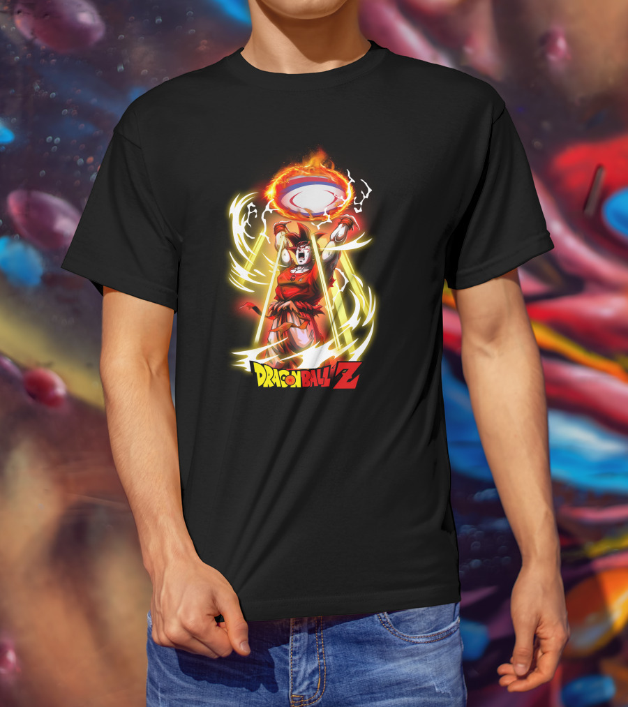 Dragon Ball Z Goku Spirit Bomb NRL Fans T-Shirt