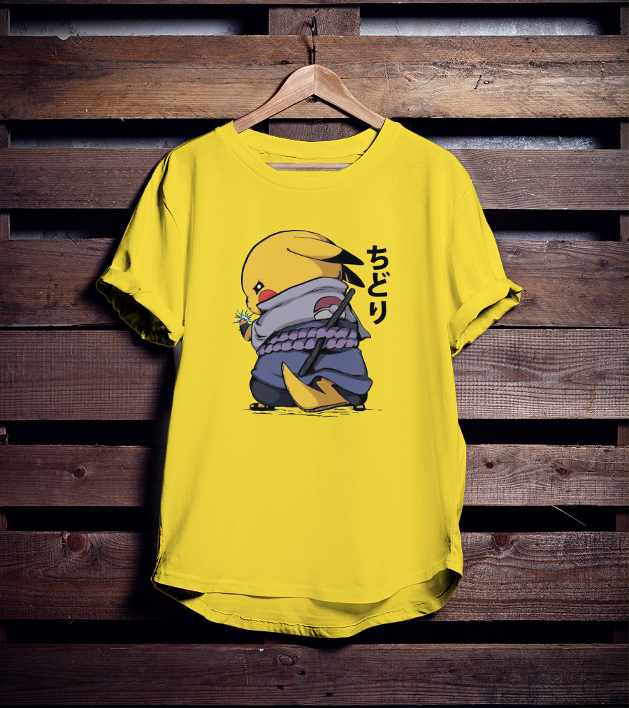 Pika Chidori Ninja Mashup For Fans T-Shirt
