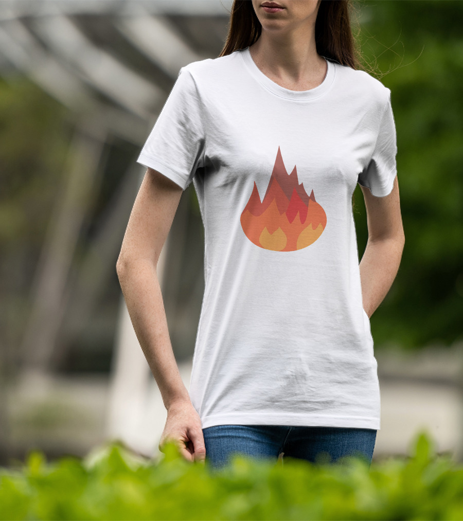 Sapnap Fire Icon Flame Symbol Gaming Merchandise T-Shirt