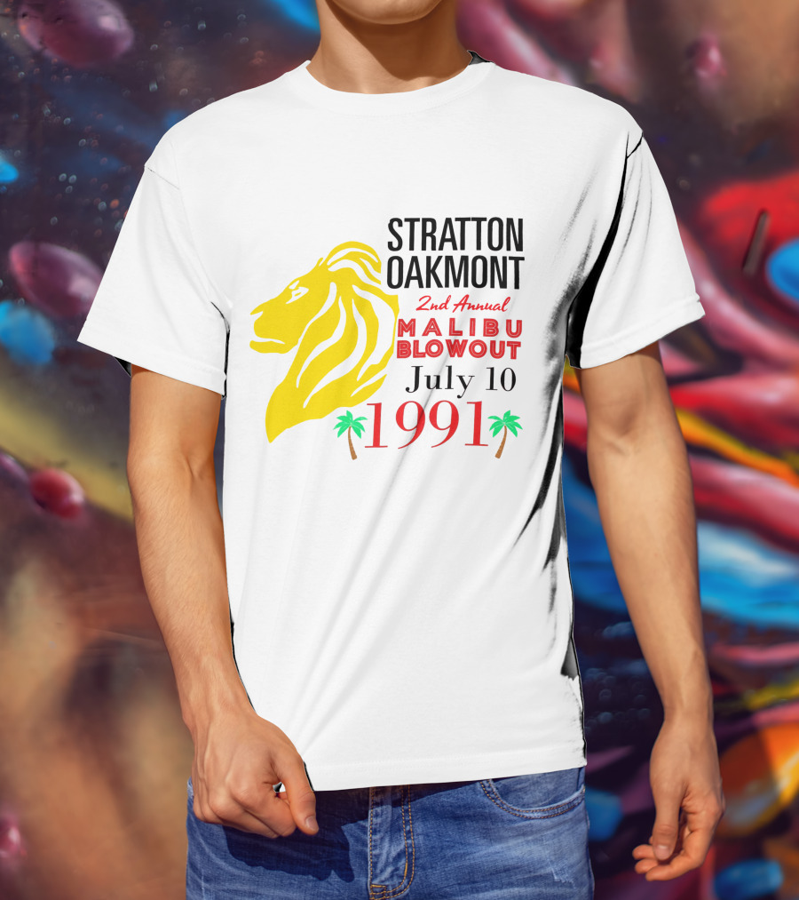 Stratton Oakmont 2nd Annual Malibu Blowout July 10 1991 T-Shirt