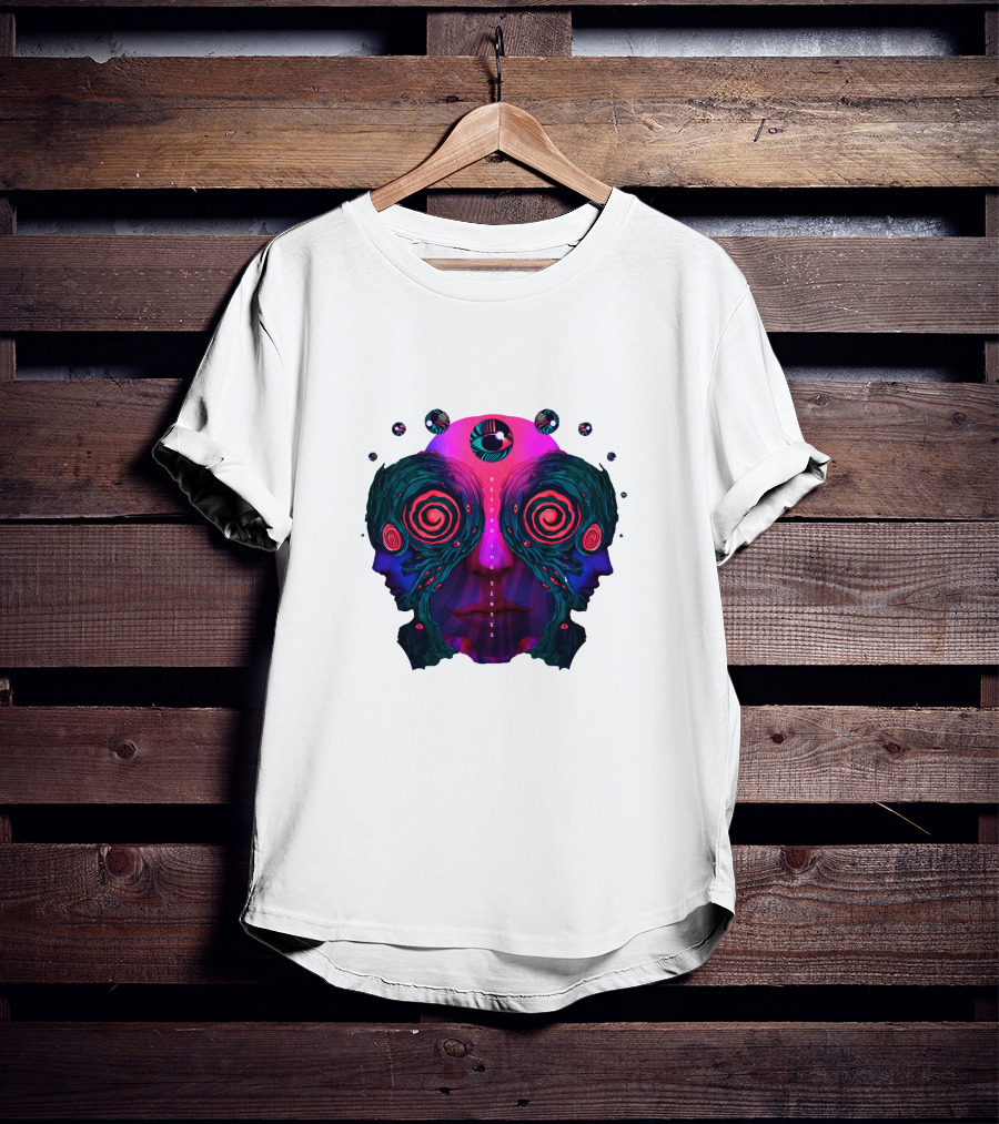 Rezz Beyond The Senses Psychedelic Faces T-Shirt