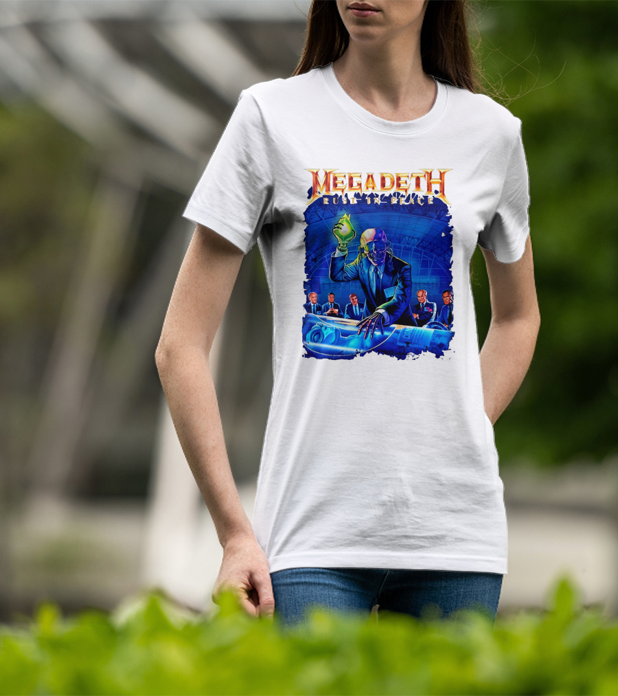 Plus Size Megadeth Rust In Peace M234xl M494 Raglan Summer T-Shirt