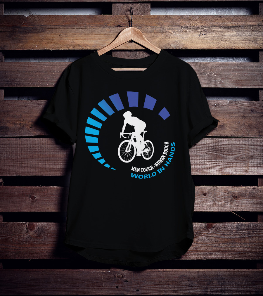 MEN TOUCH WOMEN TOUCH VINTAGE EUROPEAN WORLD IN HANDS T-Shirt