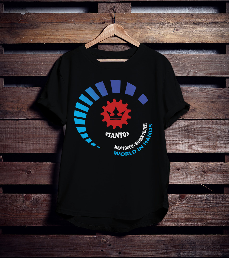 STANTON Men Touch Women Touch World In Hands T-Shirt