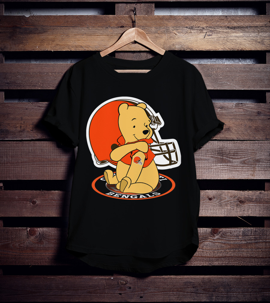 Pooh Browns Cincinnati Bengals T-Shirt