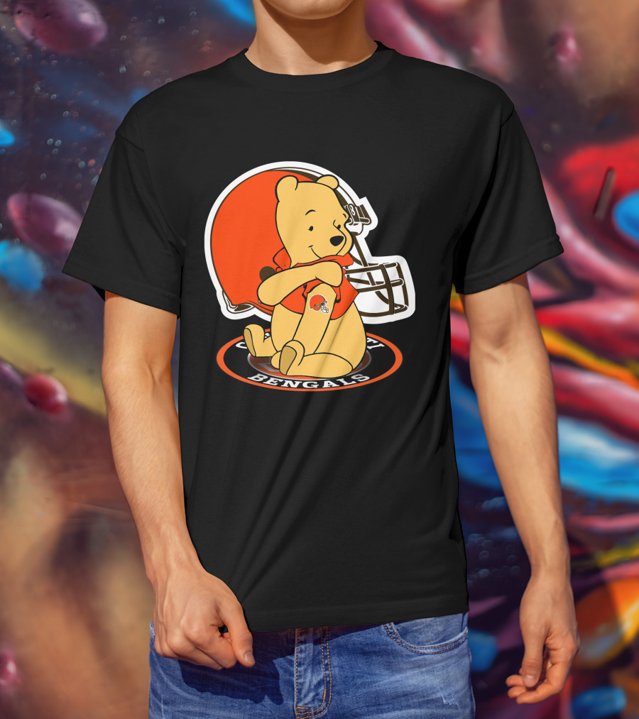 Pooh Browns Cincinnati Bengals T-Shirt
