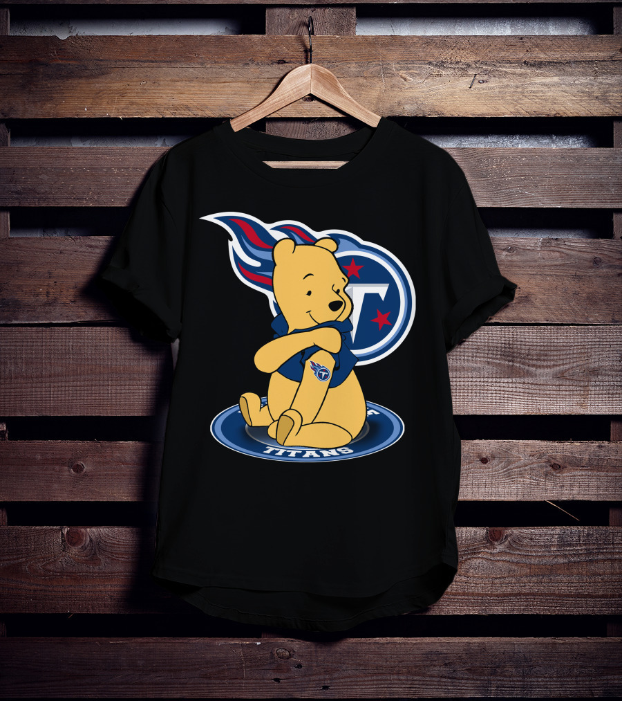 Tennessee Titans Pooh Bear Fan Crossover T-Shirt