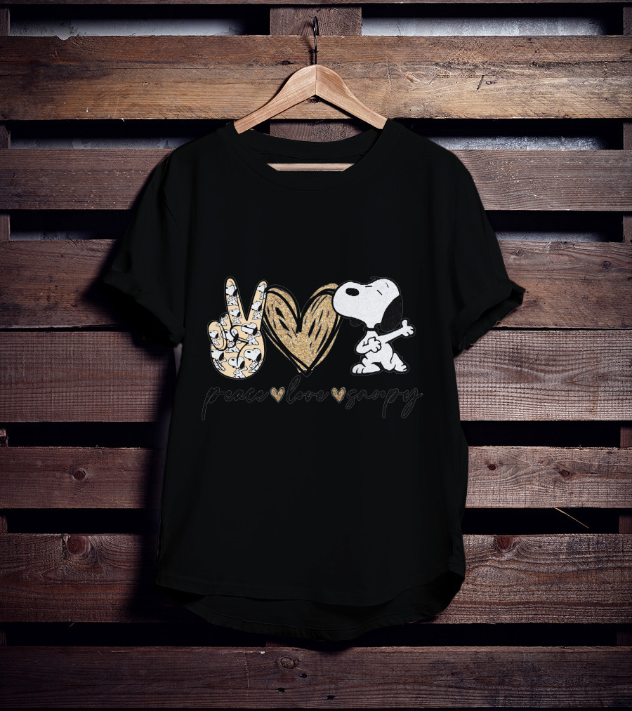 Peace Love Snoopy T-Shirt