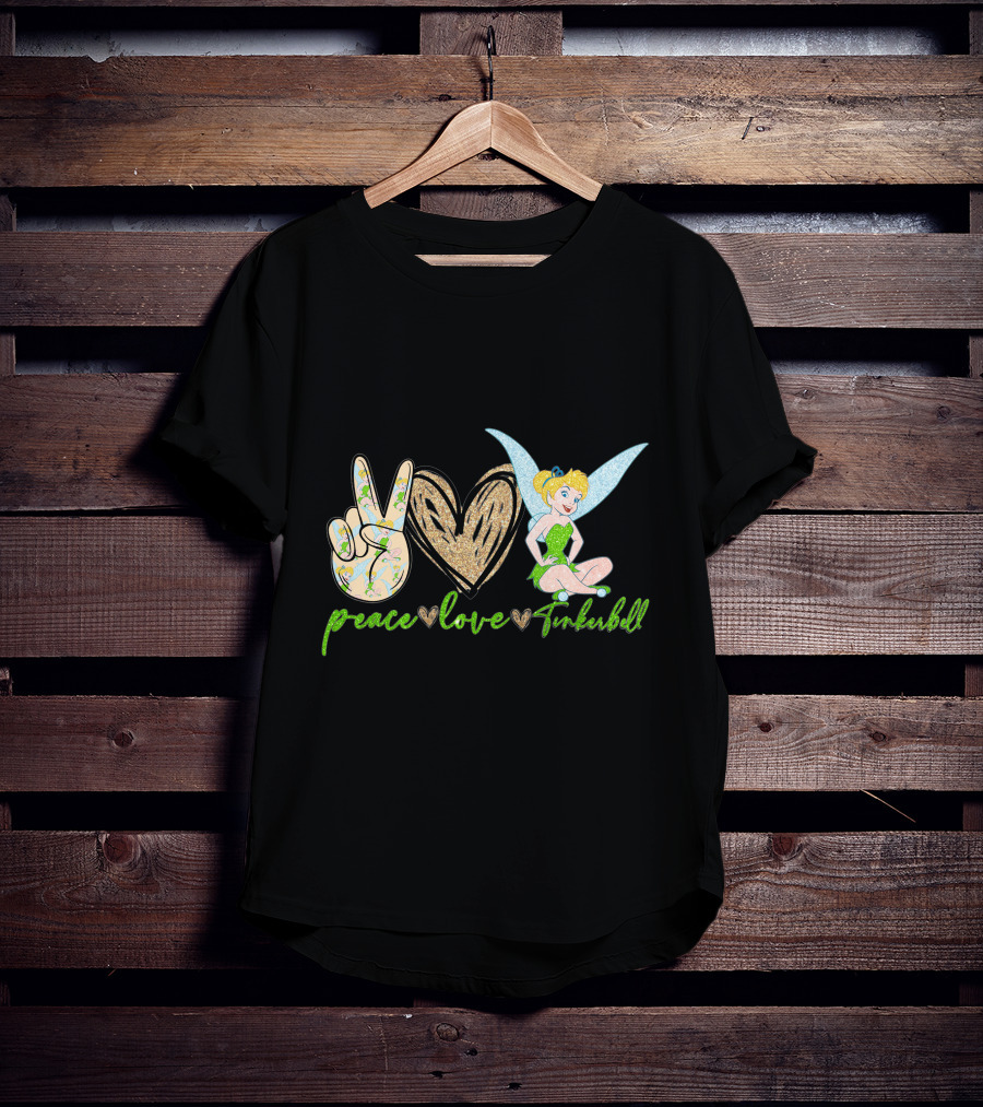 Peace Love Tinkerbell Fairy Magic T-Shirt