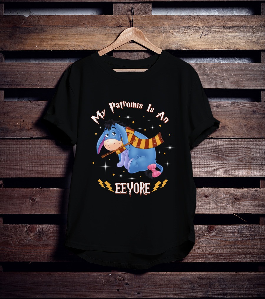 My Patronus Is An Eeyore With Scarf And Stars T-Shirt