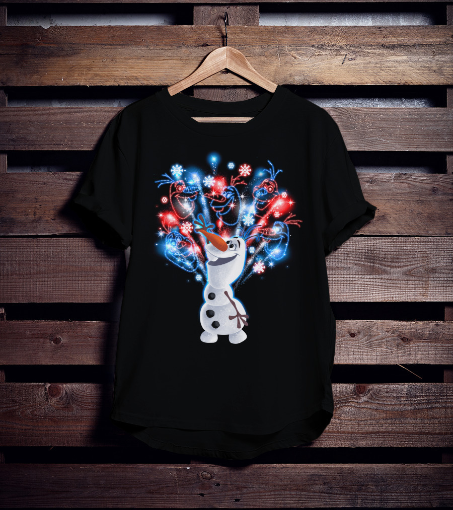Olaf Festive Firework T-Shirt