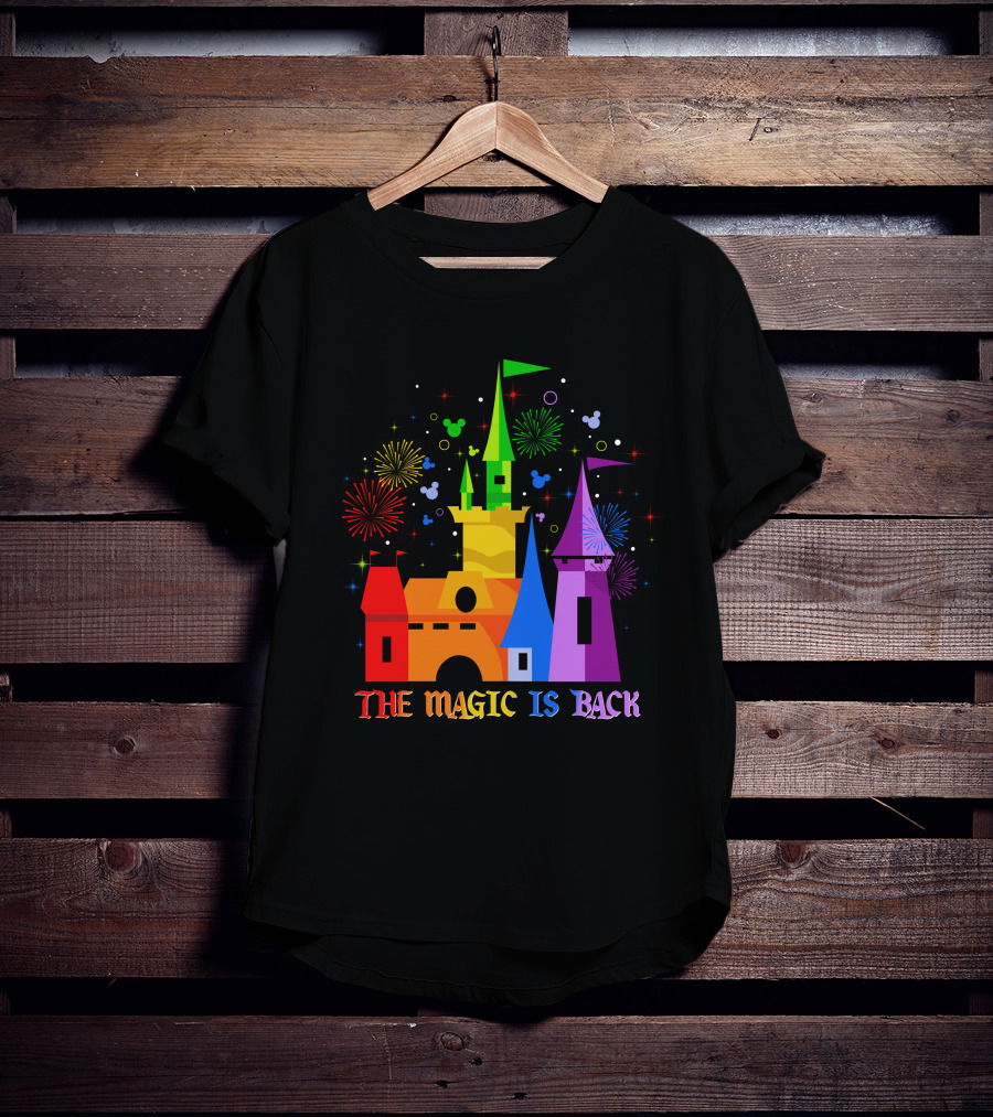 The Magic Is Back Castle Fireworks T-Shirt