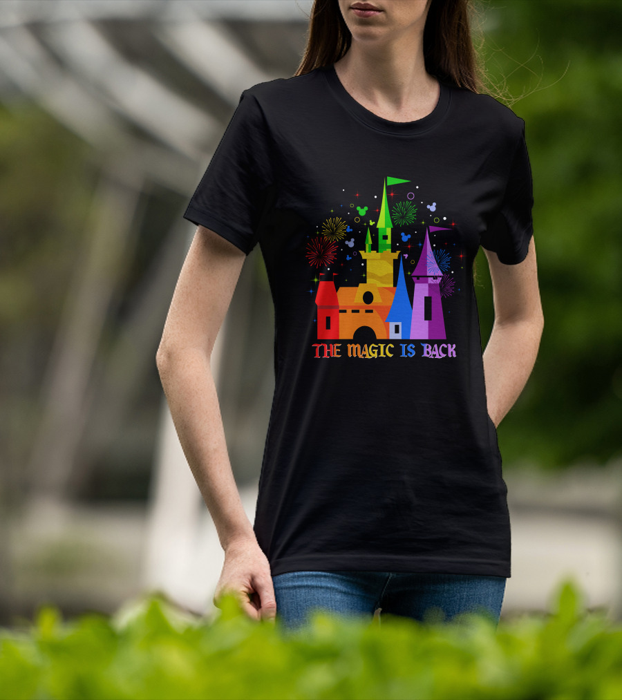 The Magic Is Back Castle Fireworks T-Shirt