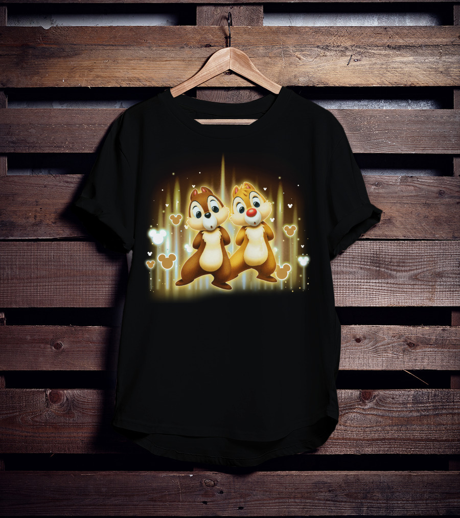 Chip And Dale Mickey Mouse Love T-Shirt