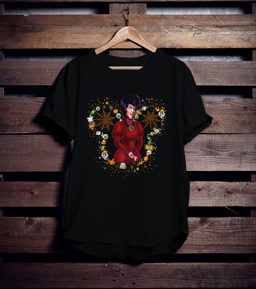 Lady Tremaine Halloween Villains Firework T-Shirt