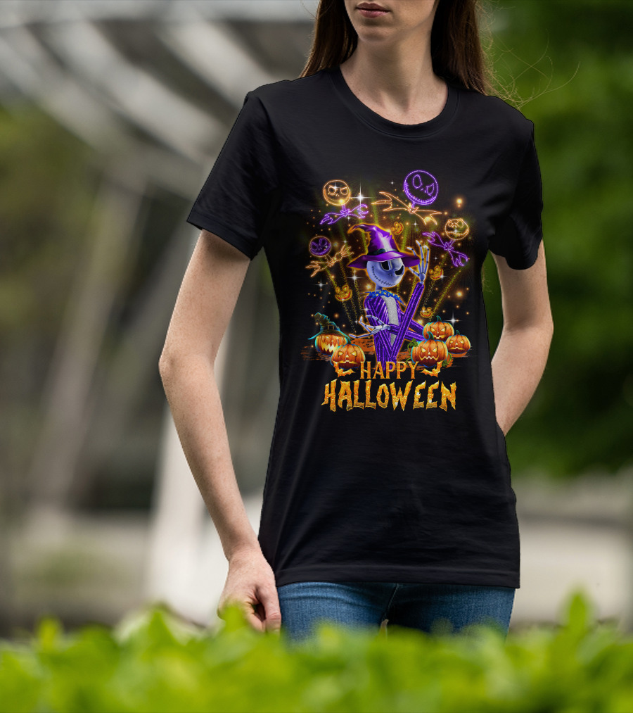 Happy Halloween Jack O' Lantern Firework Magic T-Shirt