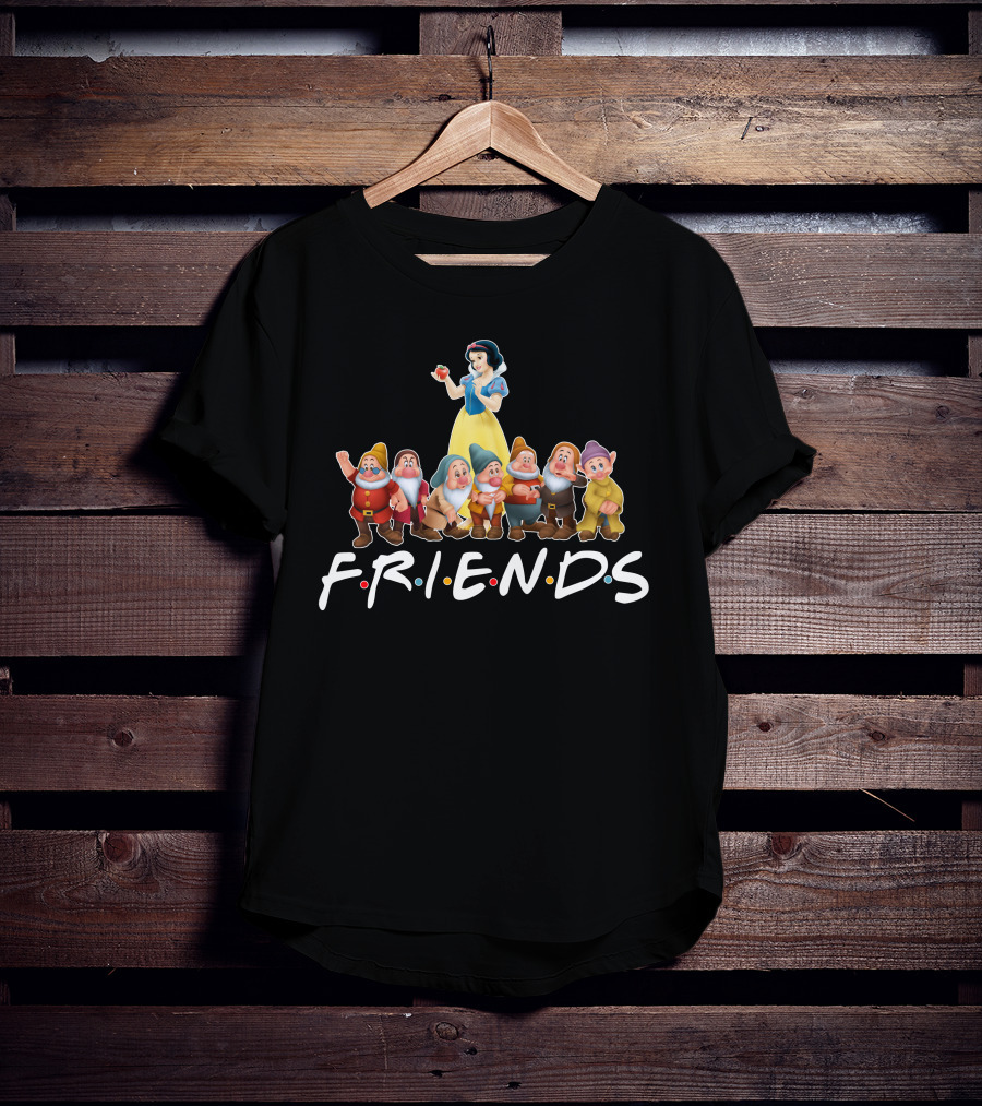 Snow White Seven Dwarfs Friends Reunion T-Shirt