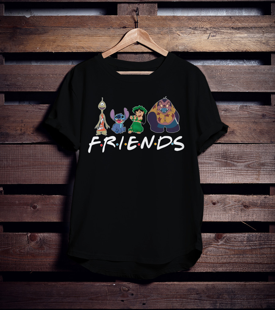 Stitch Friends Lilo Friends TV Show T-Shirt