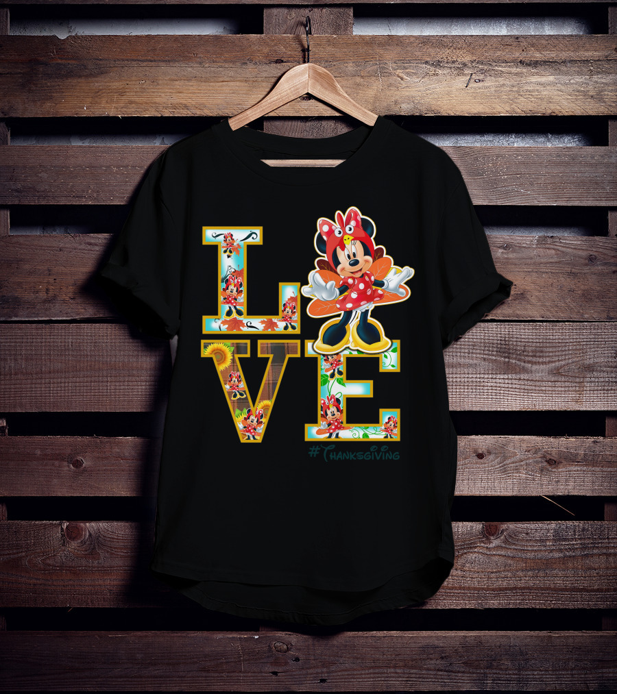 LOVE Minnie Thanksgiving T-Shirt