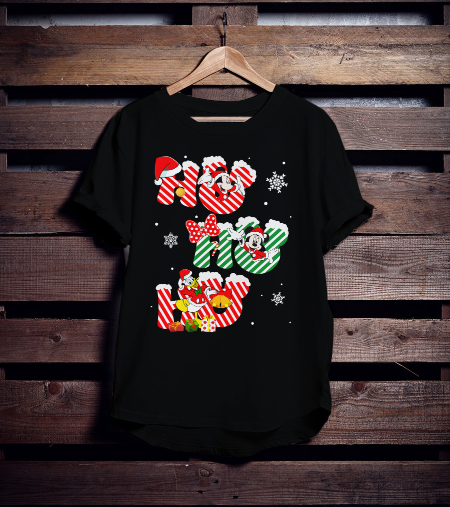 MK And DN Christmas Ho Ho Ho Holiday Fun T-Shirt