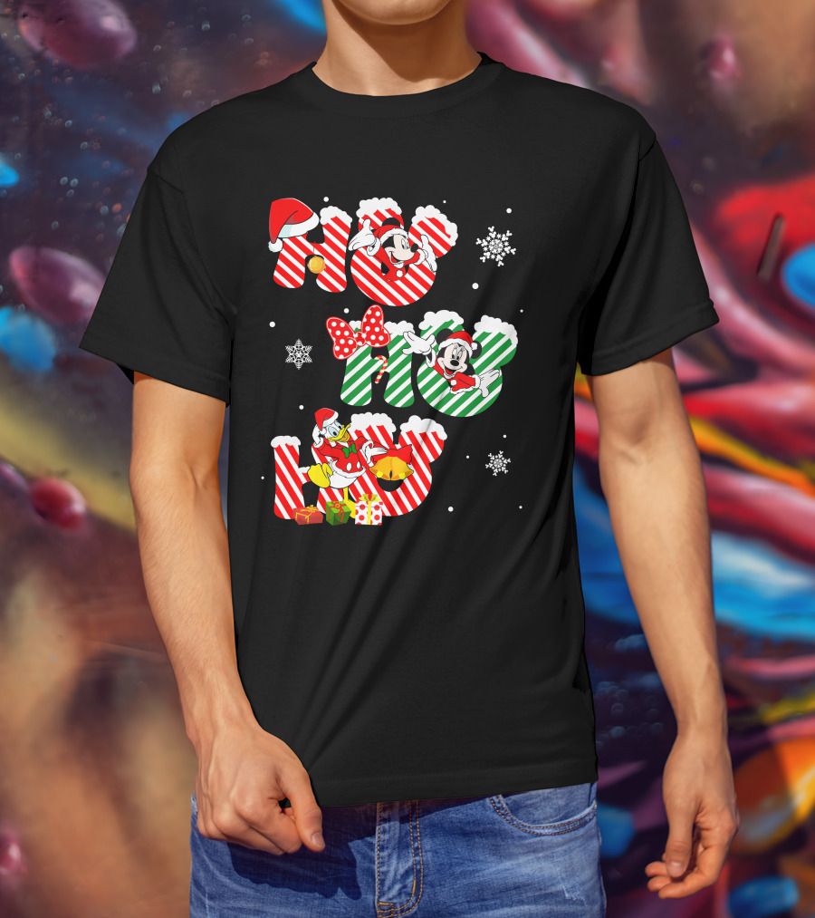 MK And DN Christmas Ho Ho Ho Holiday Fun T-Shirt