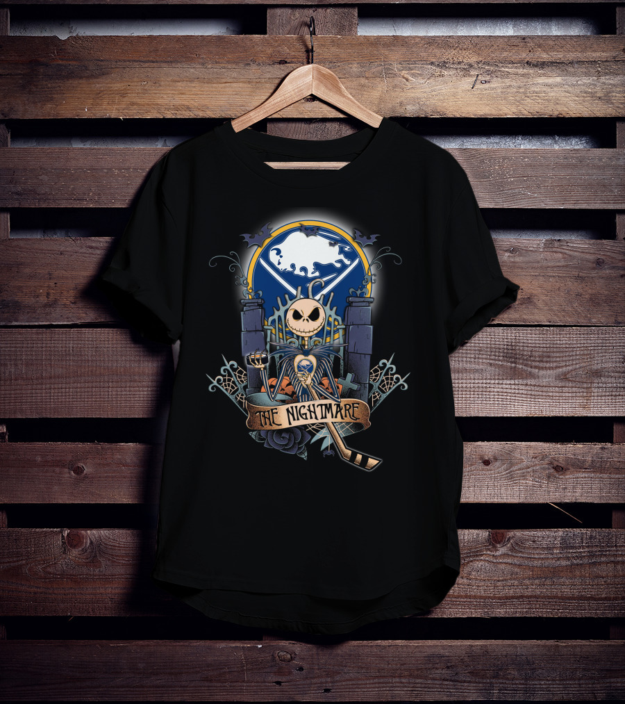 The Nightmare Hockey Skeleton Moon Iconic Mashup T-Shirt