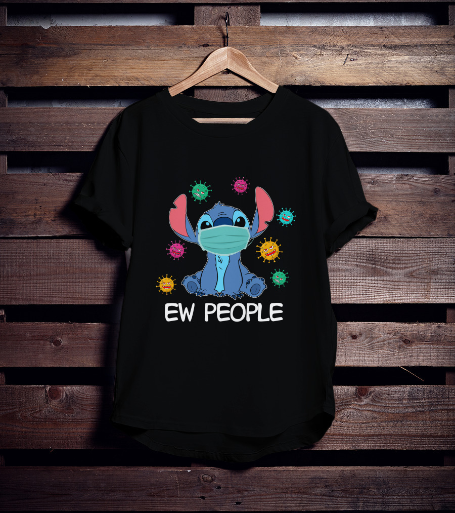 Stitch Mask Virus Ew People T-Shirt