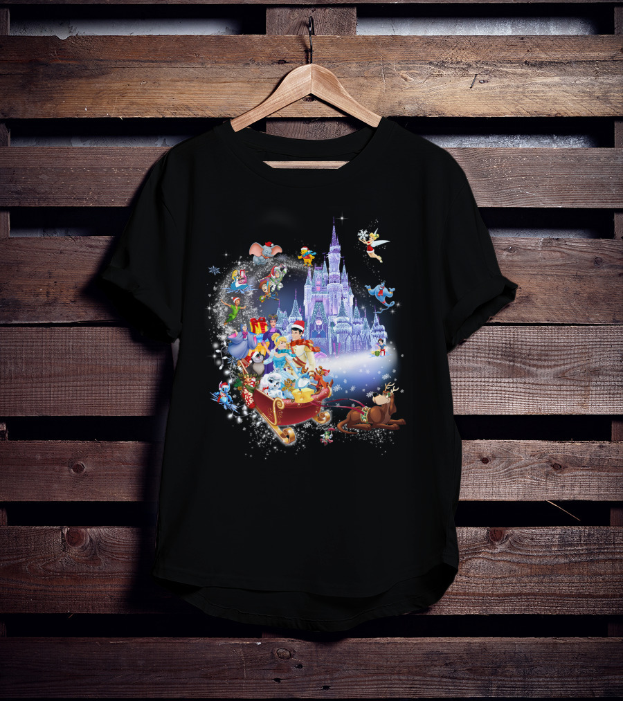 Cinderella Christmas Magic Kingdom Holiday Adventure T-Shirt