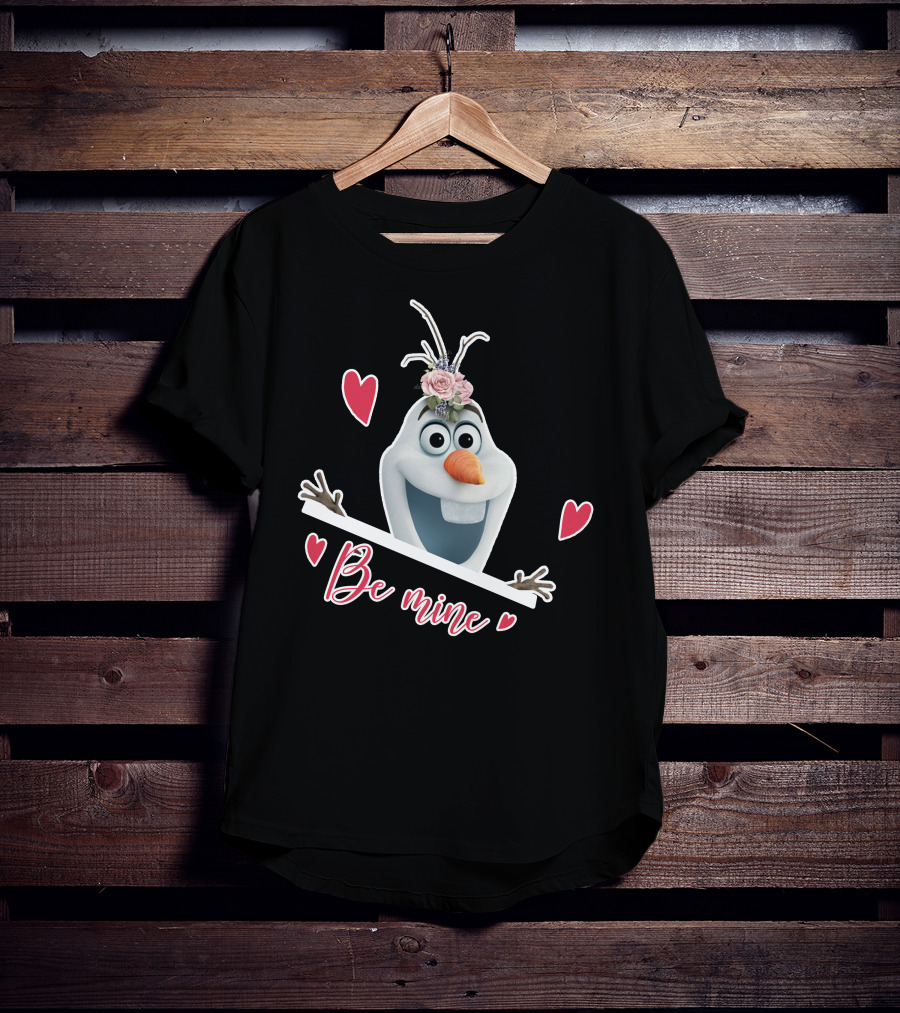 Olaf Be Mine Frozen Valentine's Day Hearts T-Shirt