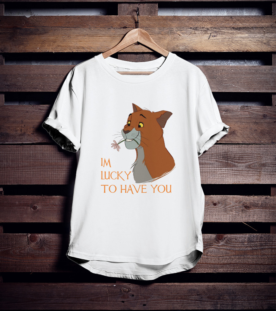Thomas O'Malley Aristocats I'm Lucky To Have You T-Shirt