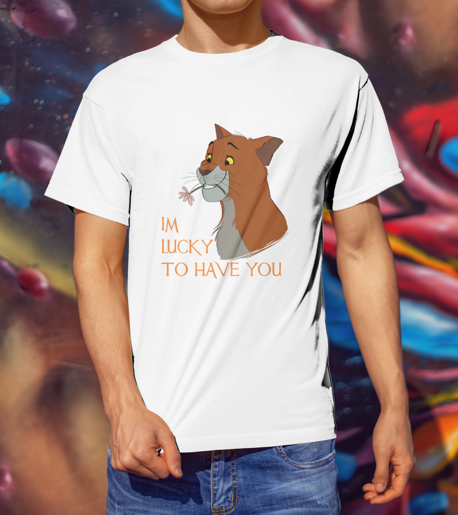 Thomas O'Malley Aristocats I'm Lucky To Have You T-Shirt