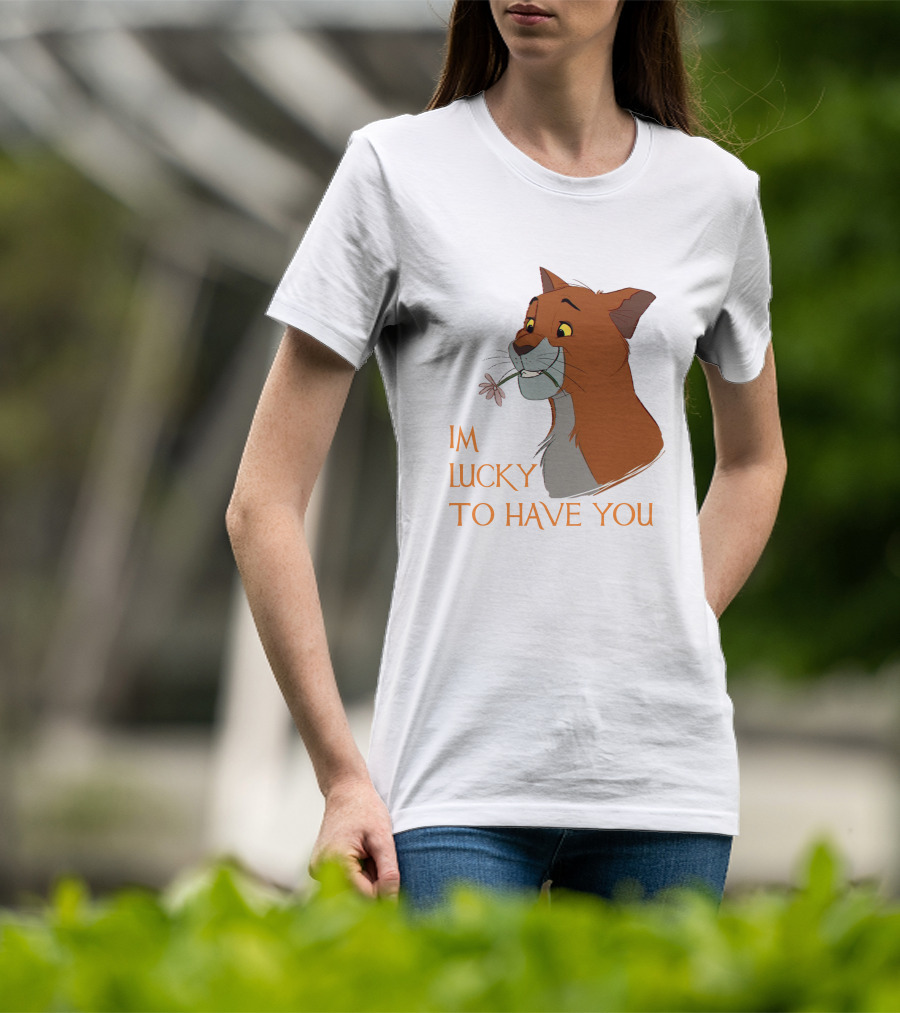 Thomas O'Malley Aristocats I'm Lucky To Have You T-Shirt