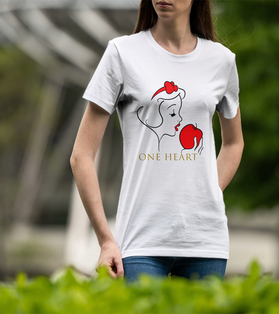 Snow White One Heart Apple T-Shirt